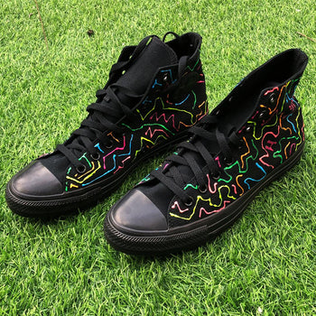 Converse Chuck Taylor All Star floral embroidery sneakers in black | ASOS